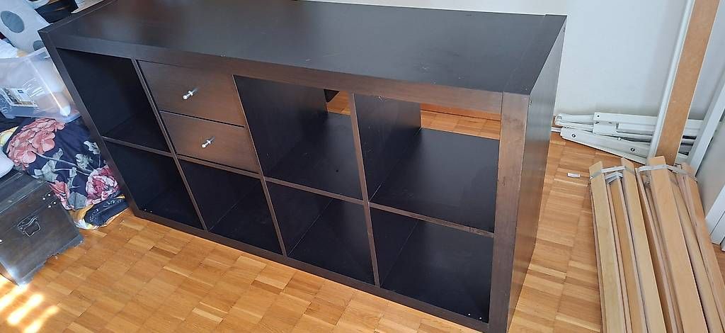 Scaffali: 2x4 Kallax mit Schubladen - schwarz – Usato da Baden venduto da Sheeria212