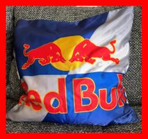 Red Bull Kissenbezug Couch Sofa Energy Drink Dose Zuckerfrei