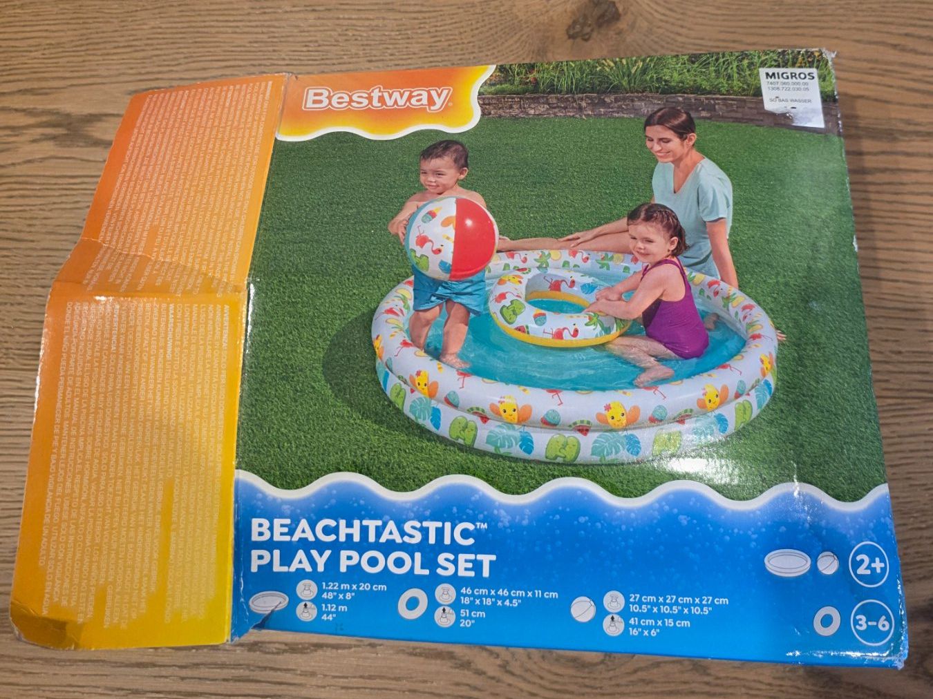 Bestway Schwimmbad: Bestway Beachtastic Planschbecken-Set – Gebraucht aus Bülach von tet_nq2w