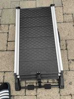 Kleinmetall Hunderampe klappbar Aluminium schwarz neuwertig