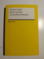 Martin Opitz - Buch von der deutschen Poeterey