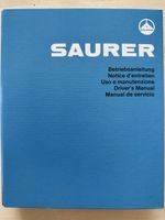 Saurer Notice d‘entretien D 330 N 6x4