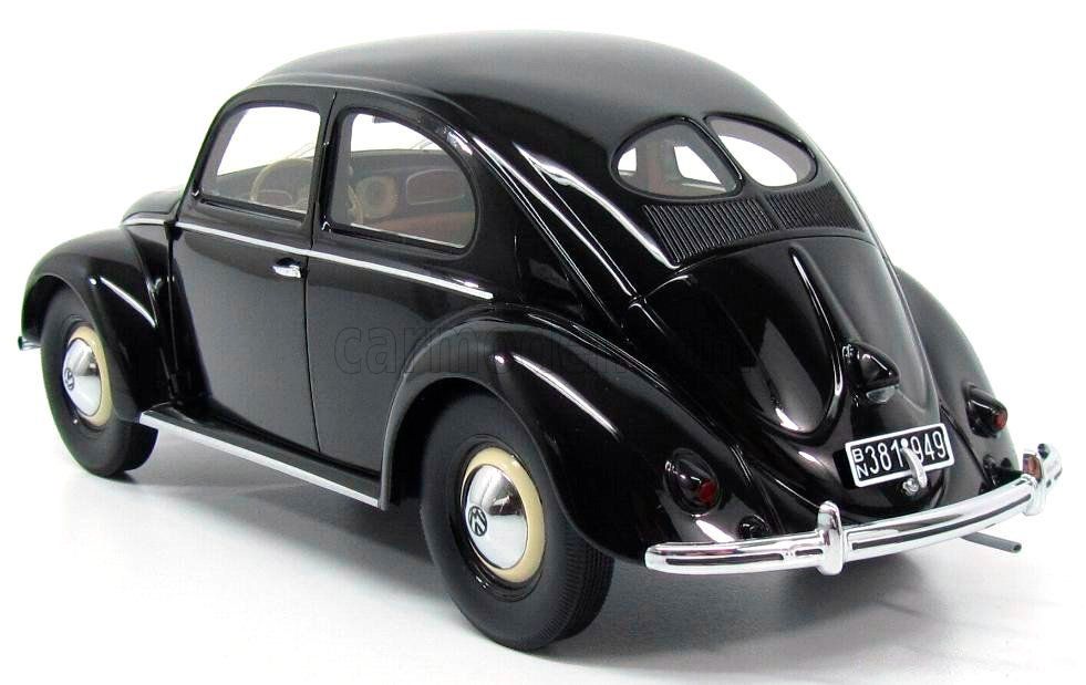 Minichamps Modellini d'auto: 1949 Volkswagen Käfer, Schwarz, 1:18 – Nuovo e nell'imballaggio originale da Lenk im Simmental venduto da trampeltier61 1