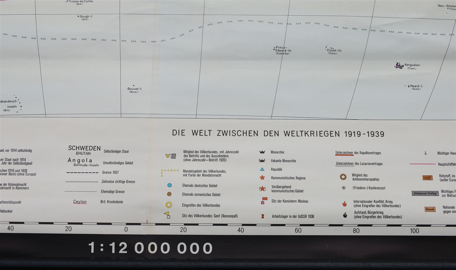 Landkarten & Atlanten: XL Schulwandkarte "Welt, Erde" 2 – Gebraucht aus Birrwil von brandschatz_birrwil 4