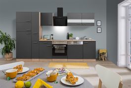 808 Küchenzeile Küchenblock 310cm E/SÄ/G - Küche Einbauküche