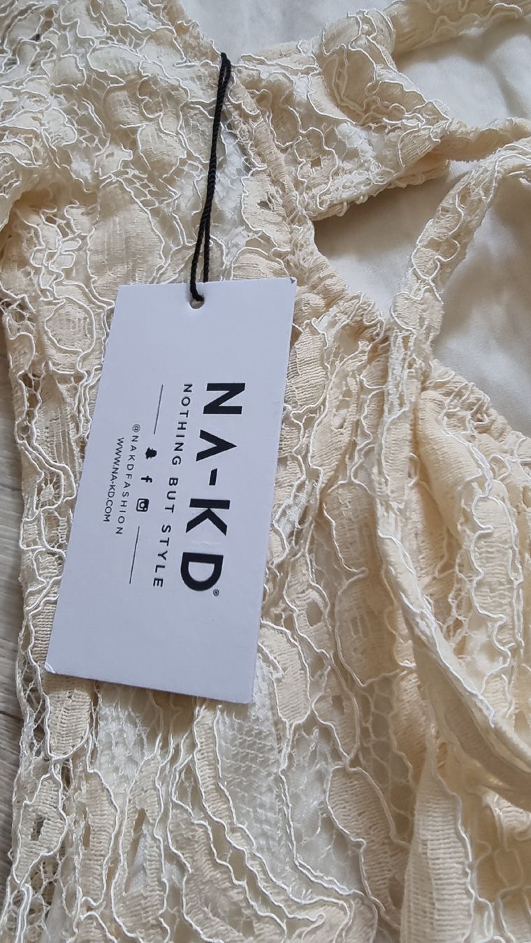 Camicette: NA-KD Bluse Boho Spitze Braut Standesamt gr 36 – Nuovo e nell'imballaggio originale da Wigoltingen venduto da Zuckerfee84 1