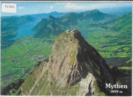 Flugaufnahme Grosser Mythen ob Schwyz