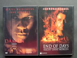 2 DVD-THRILLER-Set Dämon Trau' keiner Seele & End of days