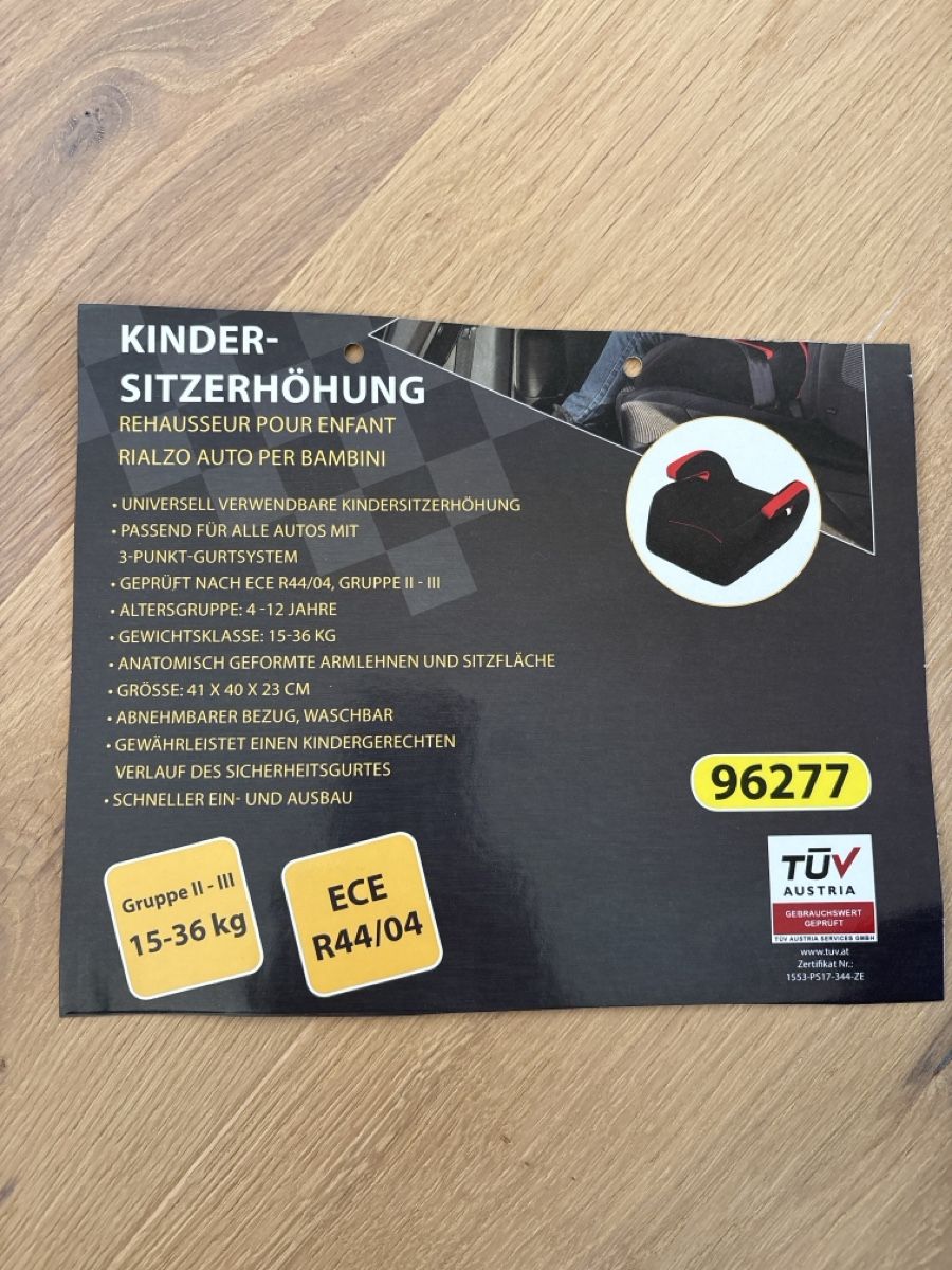 Seggiolini per auto: Auto-Kindersitzerhöhung – Usato da Münchenbuchsee venduto da Schwedenfan 5