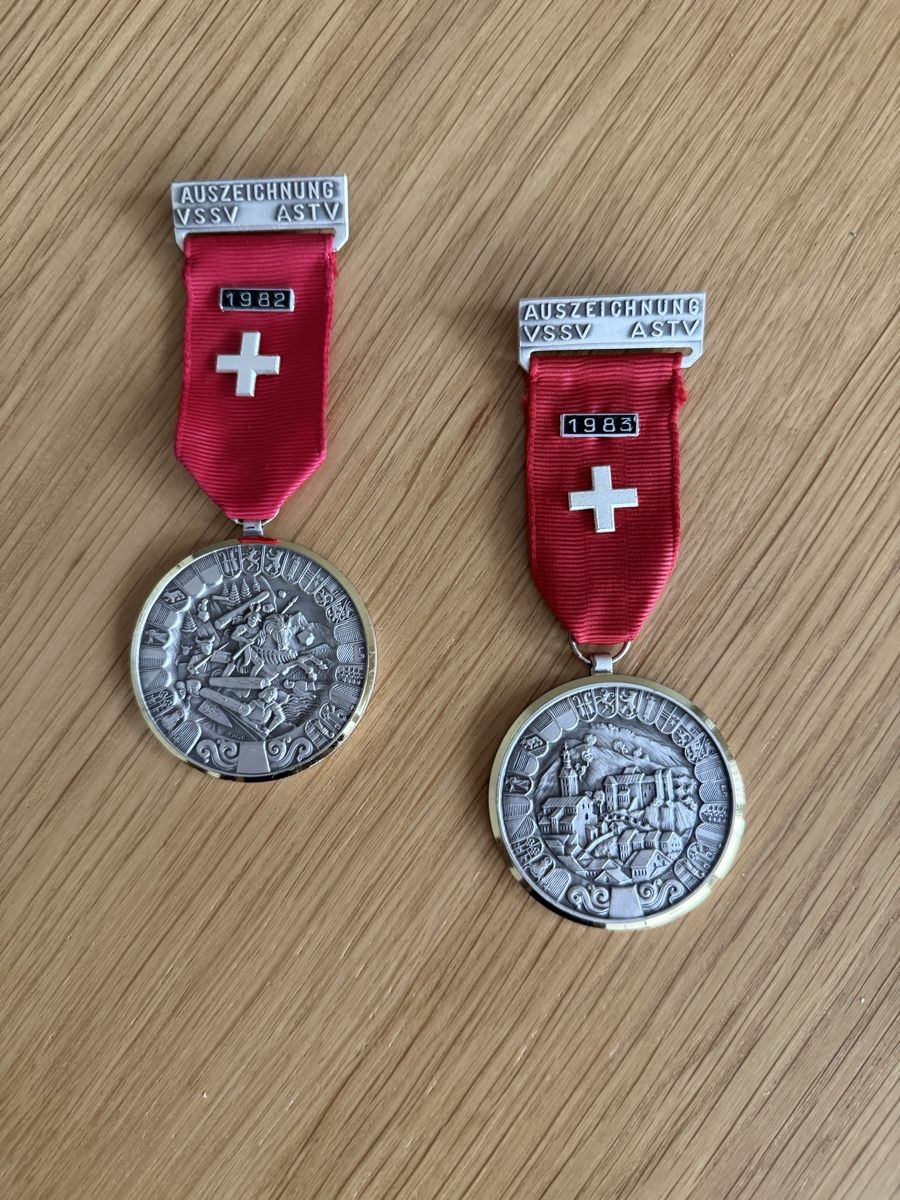 Medaillen: Médaille de tir, 1982/83 – Gebraucht aus Biel/Bienne von Seelandais_