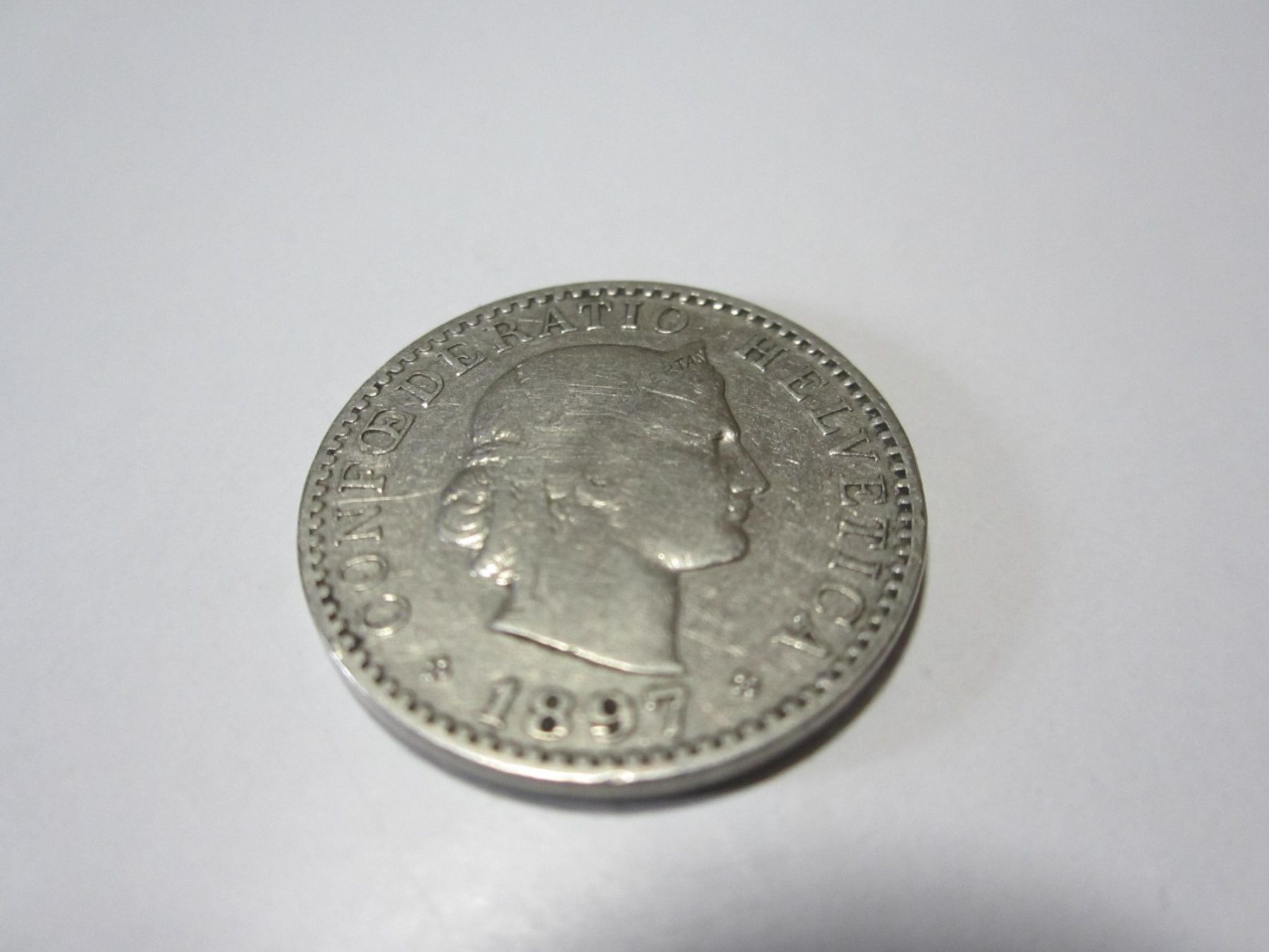 Alle Münzen: 20 Centimes de 1897 – Neu (gemäss Beschreibung) aus Tramelan von Tors