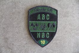 ABC Abwehr Bat 10, Badge mit Klett