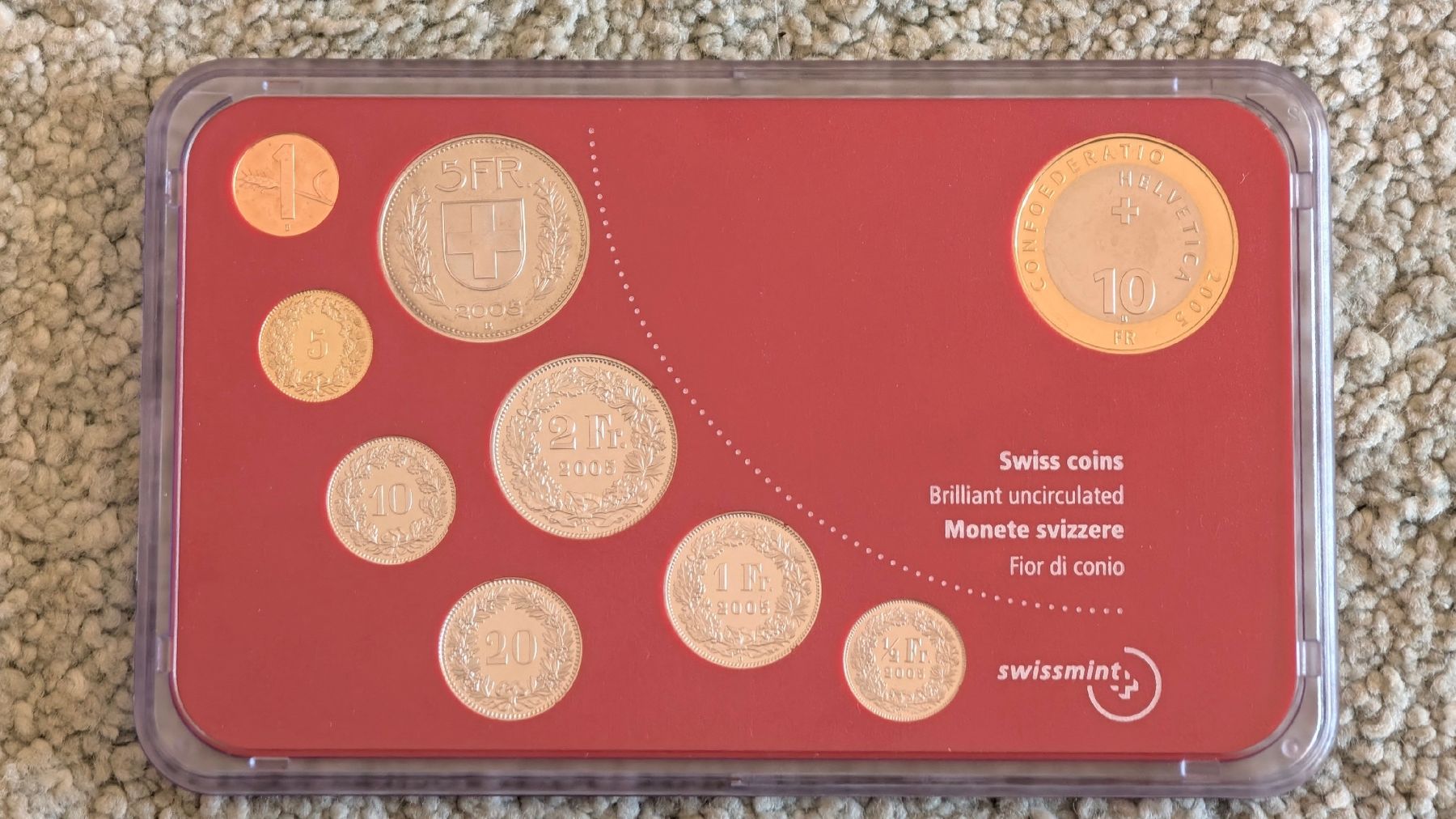 Tutti le monete: Swissmint 2005 (Münzsatz) – Nuovo (secondo la descrizione) da Pfäffikon ZH venduto da Volki73 1