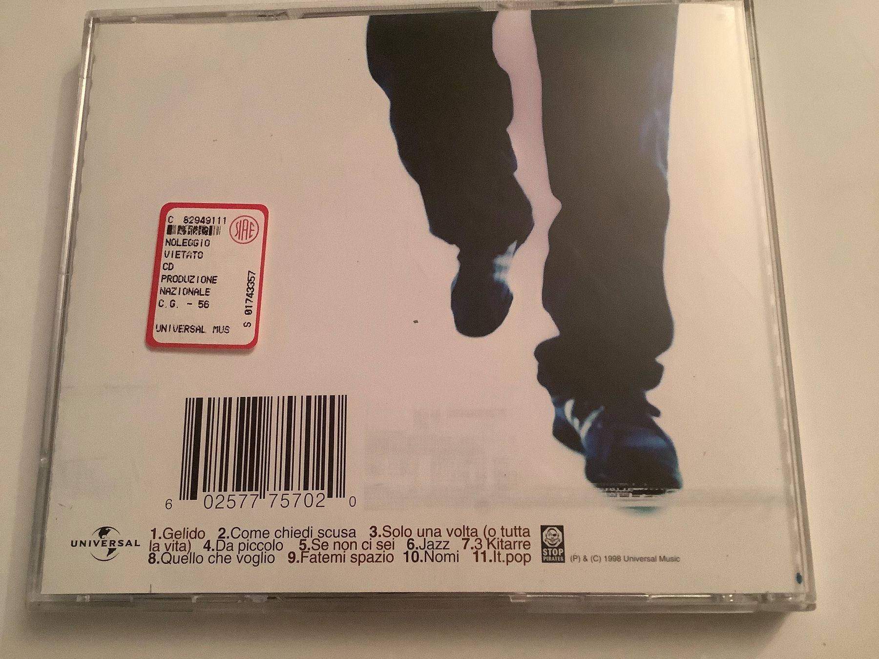 CD: Alex Britti / it.pop / 1998 – Usato da Dübendorf venduto da Shreck 1