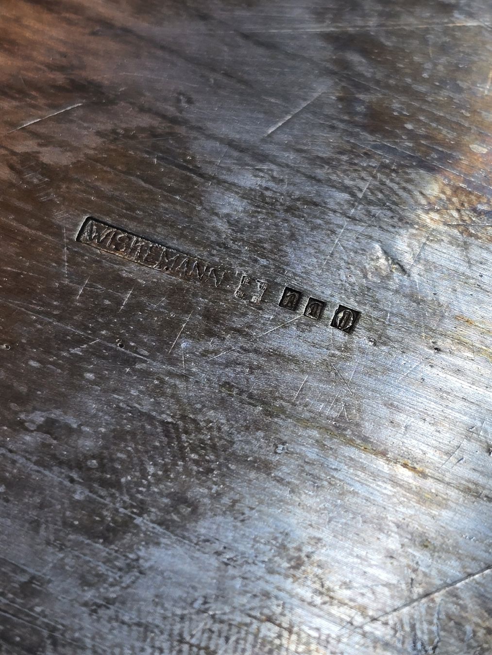 Piatti di portata: Wiskemann Servierplatte 4Kg punziert "110" (S) – Usato da Rorschach venduto da TimelessTrading 3