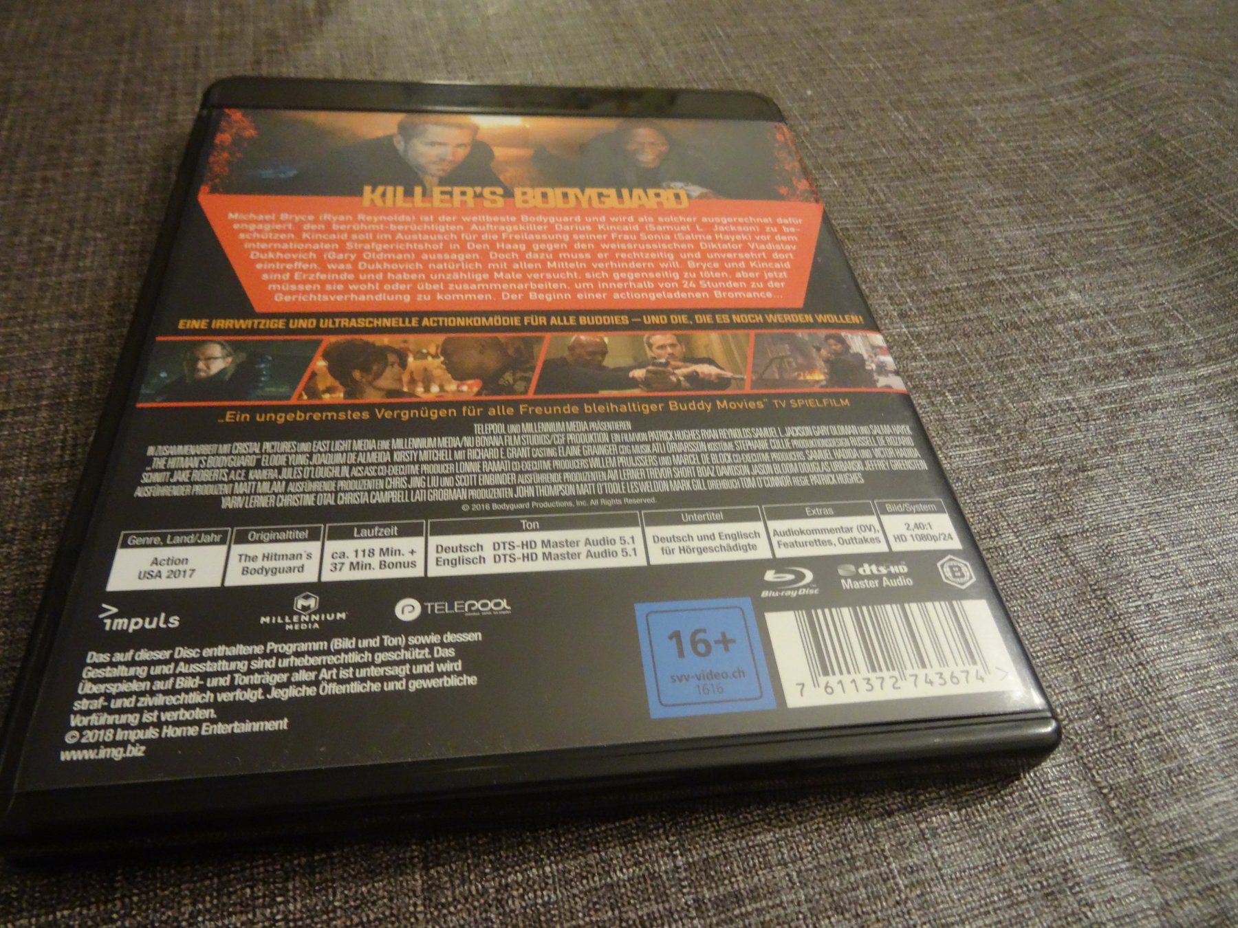 Tutti i DVDs: Blu-ray Killer's Bodyguard – Usato da Olten venduto da Disc-Verkauf 2