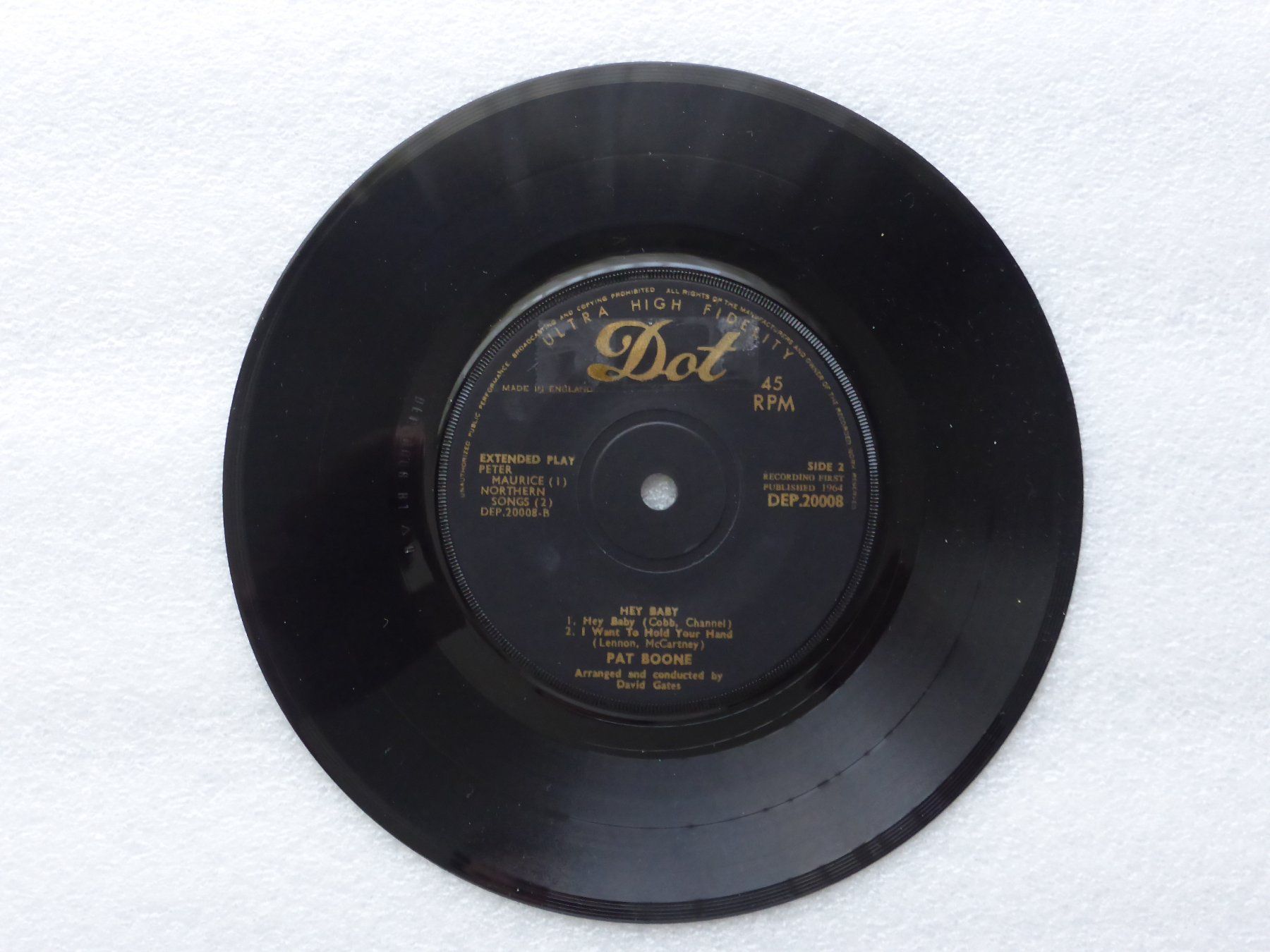 Dischi in vinile: Vinyl Single   EP  PAT BOONE – Usato da Küssnacht am Rigi venduto da Mondkinder 2