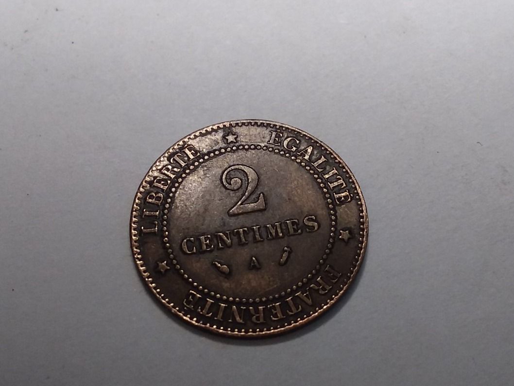Tutti le monete: 2 centimes 1887 rare top – Usato da Neuchâtel venduto da pasprie 3