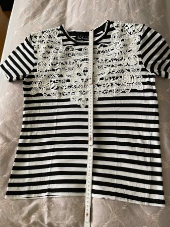 Sport The Kooples Shirt, gestreift Spitze