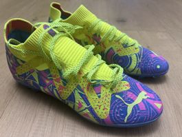 Fussballschuhe Puma Future bunt gelb guter Zustand