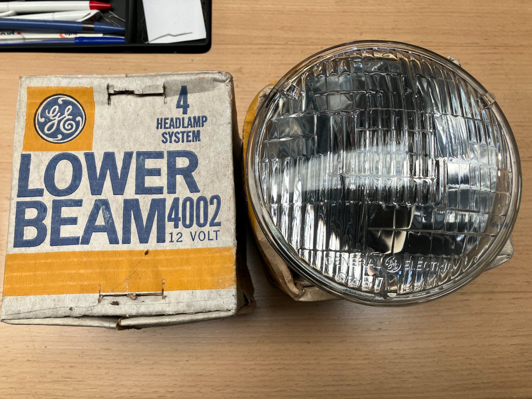 Scheinwerfer: 4x Oldtimerfahrzeug-Lampen – Neu (gemäss Beschreibung) aus Gampelen von Steuer0 3