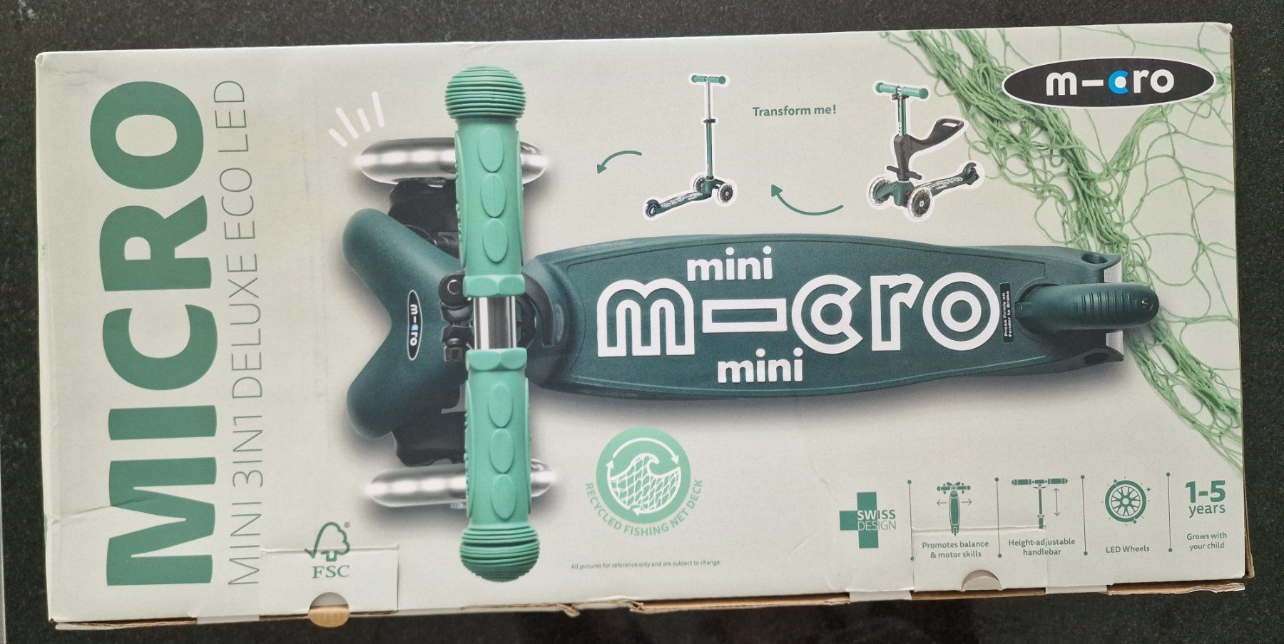 Micro Kickboard: Mini Micro 3 in 1 Deluce Eco LED – Nuovo e nell'imballaggio originale da Root venduto da Tanja.st 1