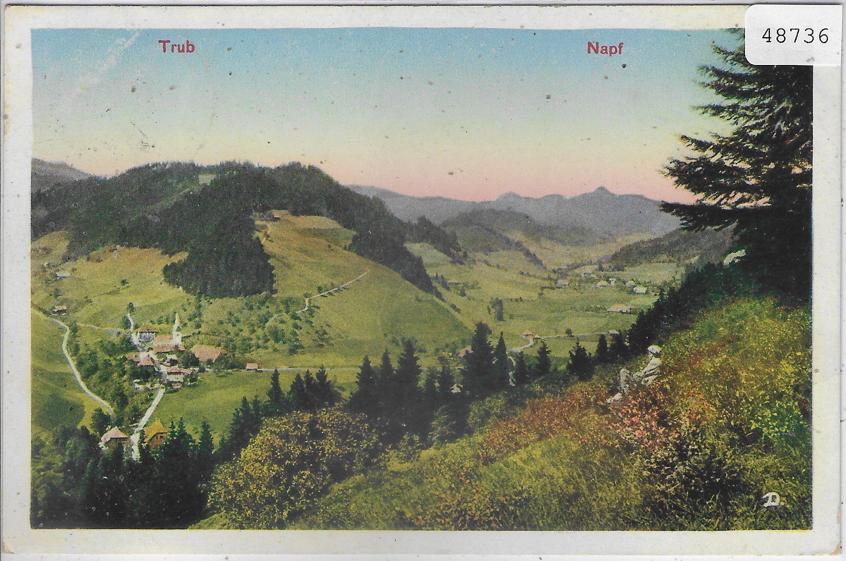 Cartoline postali: Trub - Napf - Generalansicht – Usato da Ettingen venduto da Kartenplanet