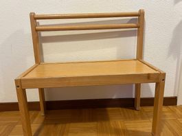 Holzbank für Kinder