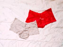 2 Schöne Panty Höschen gr L NEU