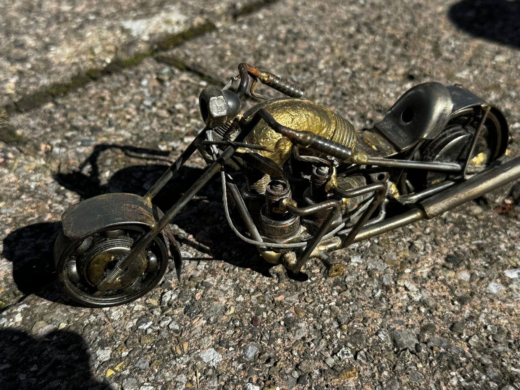Tutte le decorazioni: Motorrad aus Metall - Deko – Usato da Egg b. Zürich venduto da Brocki_Insel_Egg 2