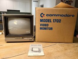 Commodore 1702 Colour Video Monitor–getestet–Originalkarton