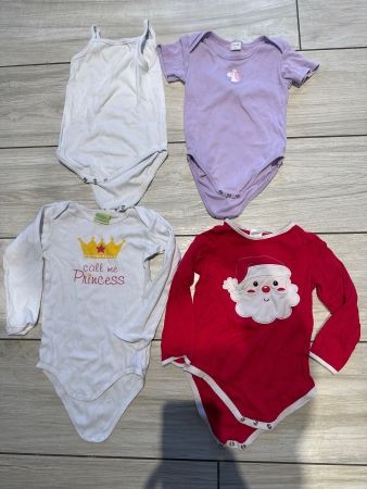 Body Set Mädchen 98, 98/104, 4 teilig