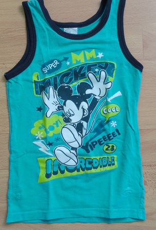 Kinder Unterhemd Micky Maus Grösse 104