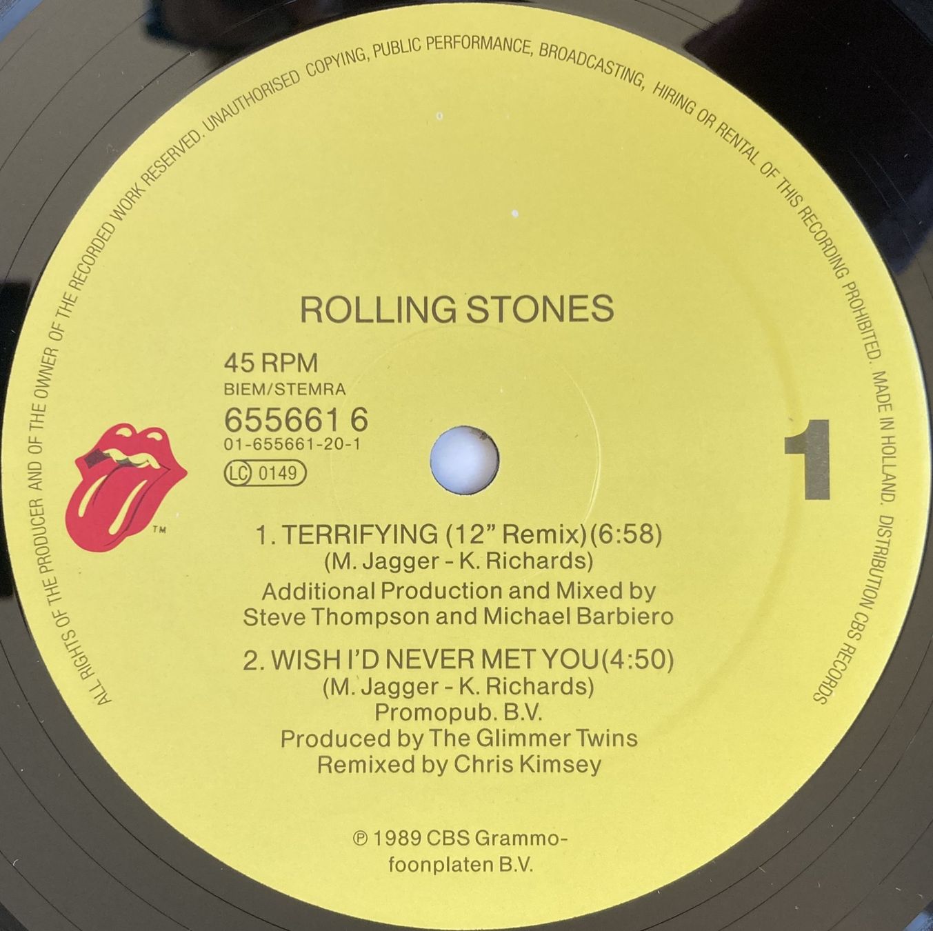 Vinyles: ROLLING STONES - TERRIFYING – D'occasion à Bottens par hotter-than-hell 2