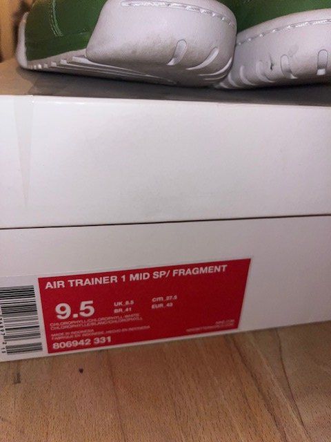 Scarpe da uomo: Nike Air Trainer 1 Mid SP / Fragment – Nuovo e nell'imballaggio originale da Flawil venduto da bridge28 3