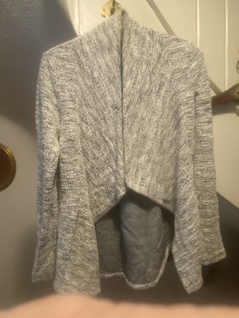 Club Monaco Strickjacke, XS, Grau-weiss Melange Top Zustand