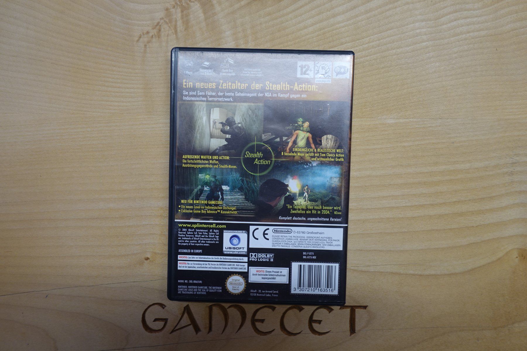 Nintendo Giochi: Tom Clancy's Splinter Cell: Pandora Tomorrow – Usato da Steinach venduto da Gamecet 2