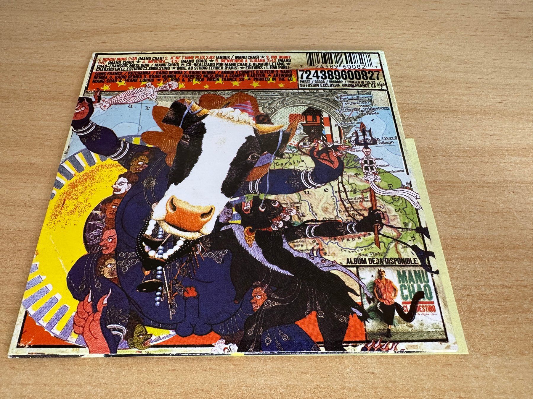 CD: Manu Chao – Bongo Bong - Single CD – Usato da Rikon im Tösstal venduto da Alpenmutz 1