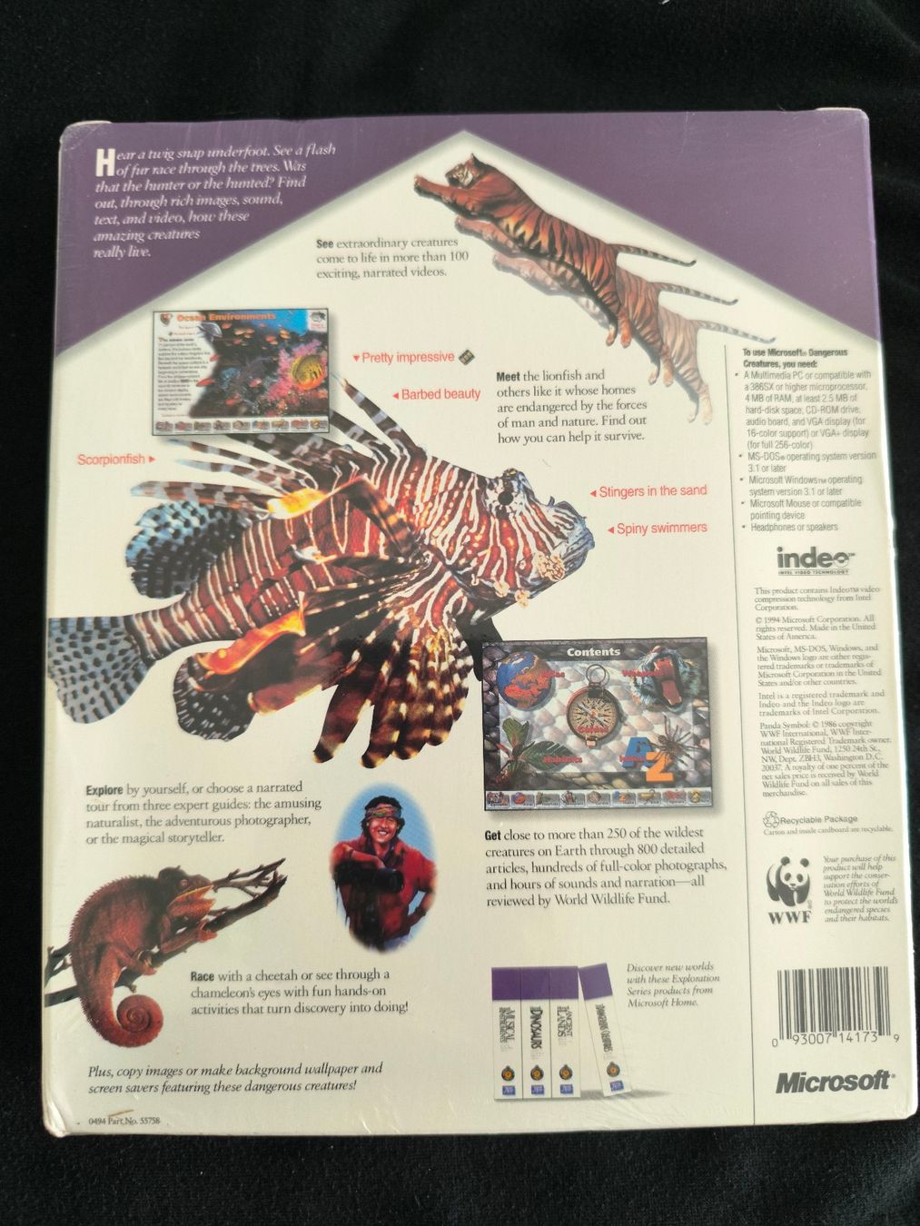Software: Microsoft Home Dangerous Creatures Windows 98 Sealed – Neu und originalverpackt aus Schüpfen von RetroSteelix 1