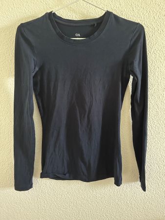 C&A Shirt, XS, Langarm, Dunkelblau