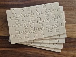 Puzzle en bois - à dessiner soi-même