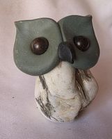 Eule Figur Handgemacht wunder schön sie Foto 