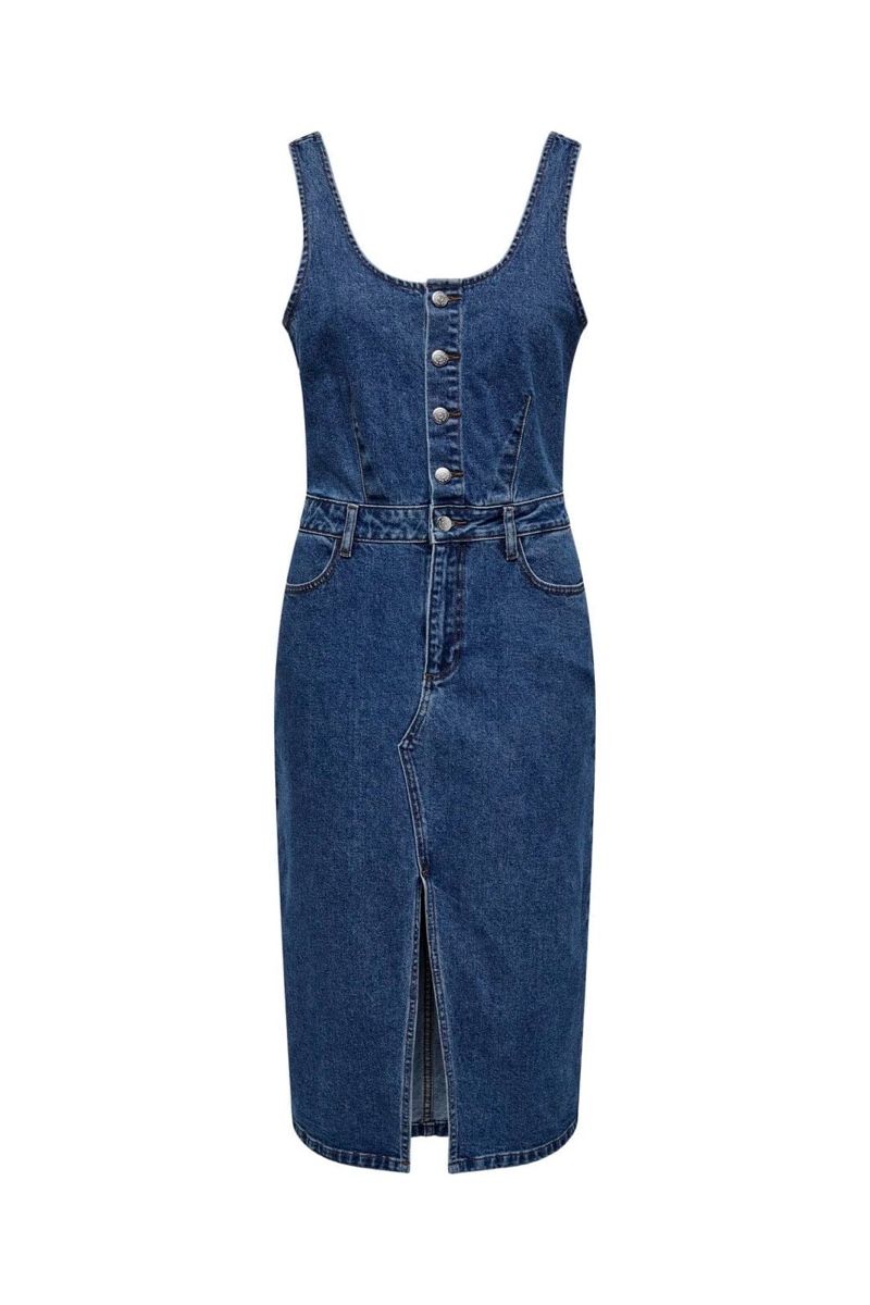 Only Robes: Blue denim dress – Neuf (Voir description) à Sorens par purpureta 1