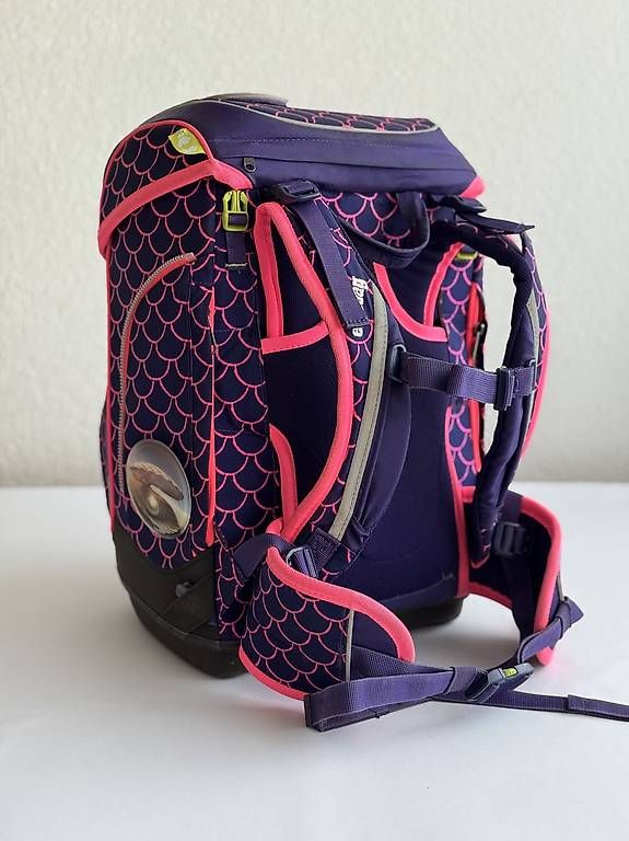 Kindertaschen: Ergobag Schulthek , Schultasche violett pink – Gebraucht aus Altendorf von Elite-S 1