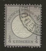 Tutti i francobolli: D'REICH 1872 1/4 Gr. lose gestempelt – Usato da Arlesheim venduto da kuhnphila