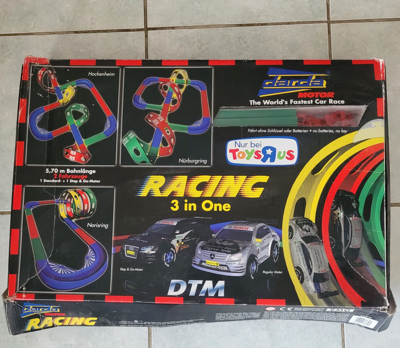 Darda Rennbahnen: Darda Racing 3 in 1, Autorennbahn – Gebraucht aus Adlikon b. Regensdorf von Cosmix2010
