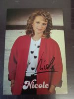 Nicole - Handsigniert alte Autogrammkarte