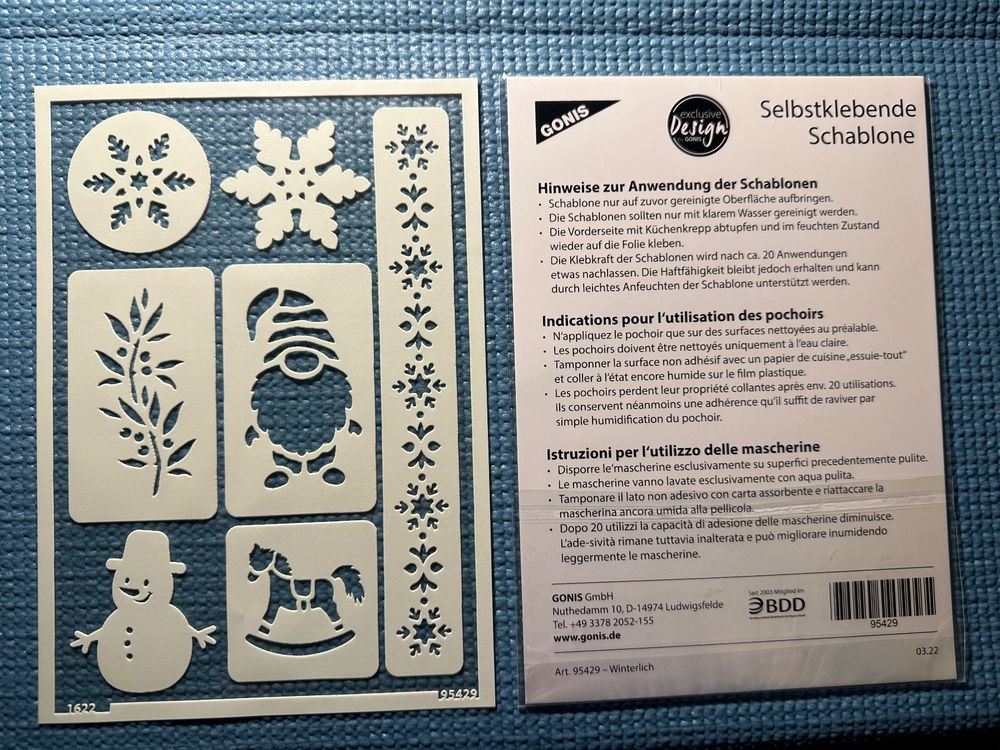 DIYDEC 4 Weihnachts-Fensteraufkleber Set – Weißes Haus, Schneemann, Schneeflocken, 40x70 Cm, PVC, Statisch Haftend