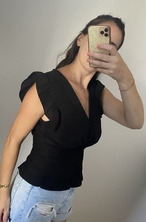 Haut noir volants taille M - marque Today