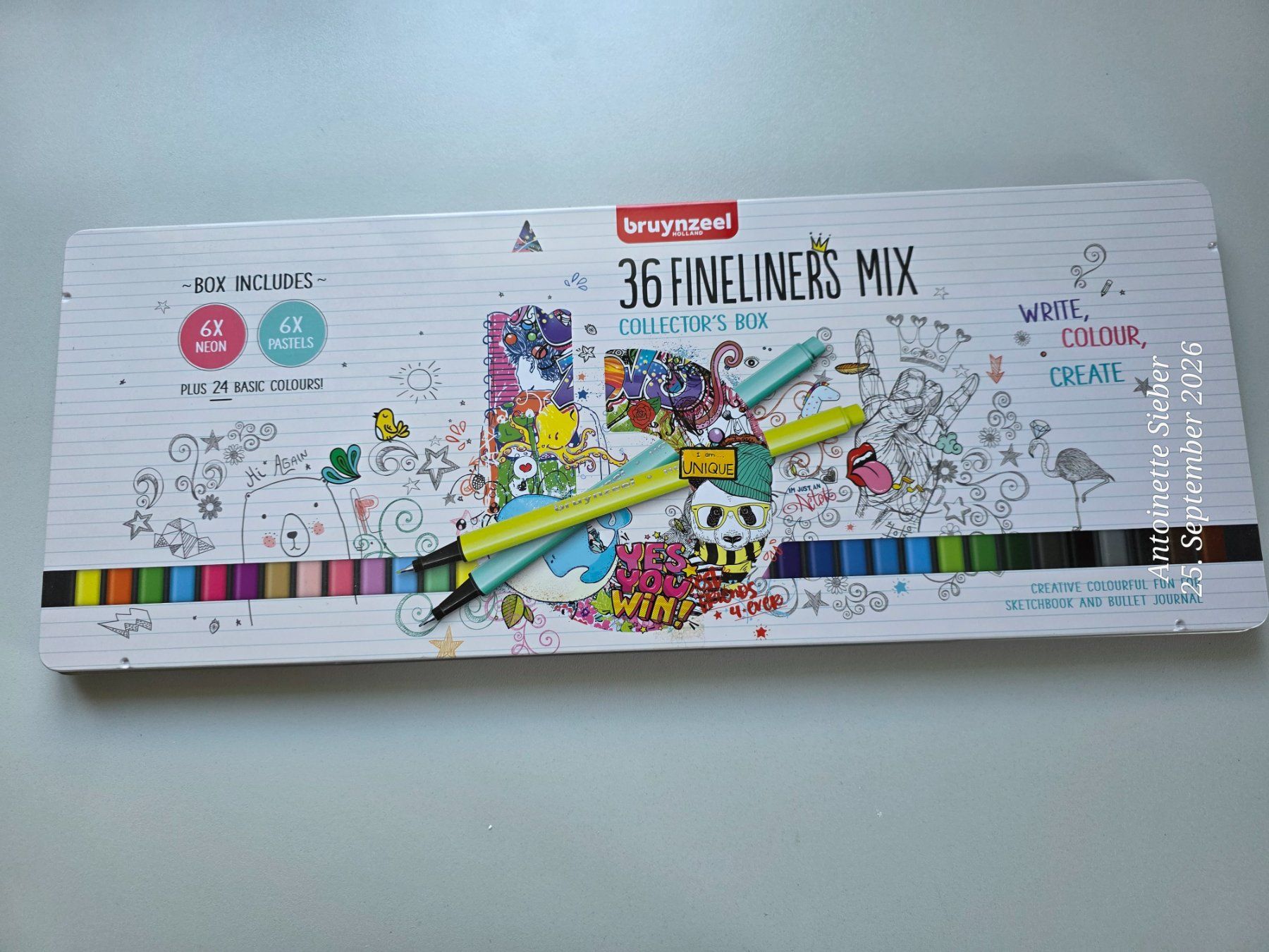 Stifte & Marker: Bruynzeel Fineliner-Set mit 36 Farben – Neu und originalverpackt aus Salez von Bellas-Huesli10